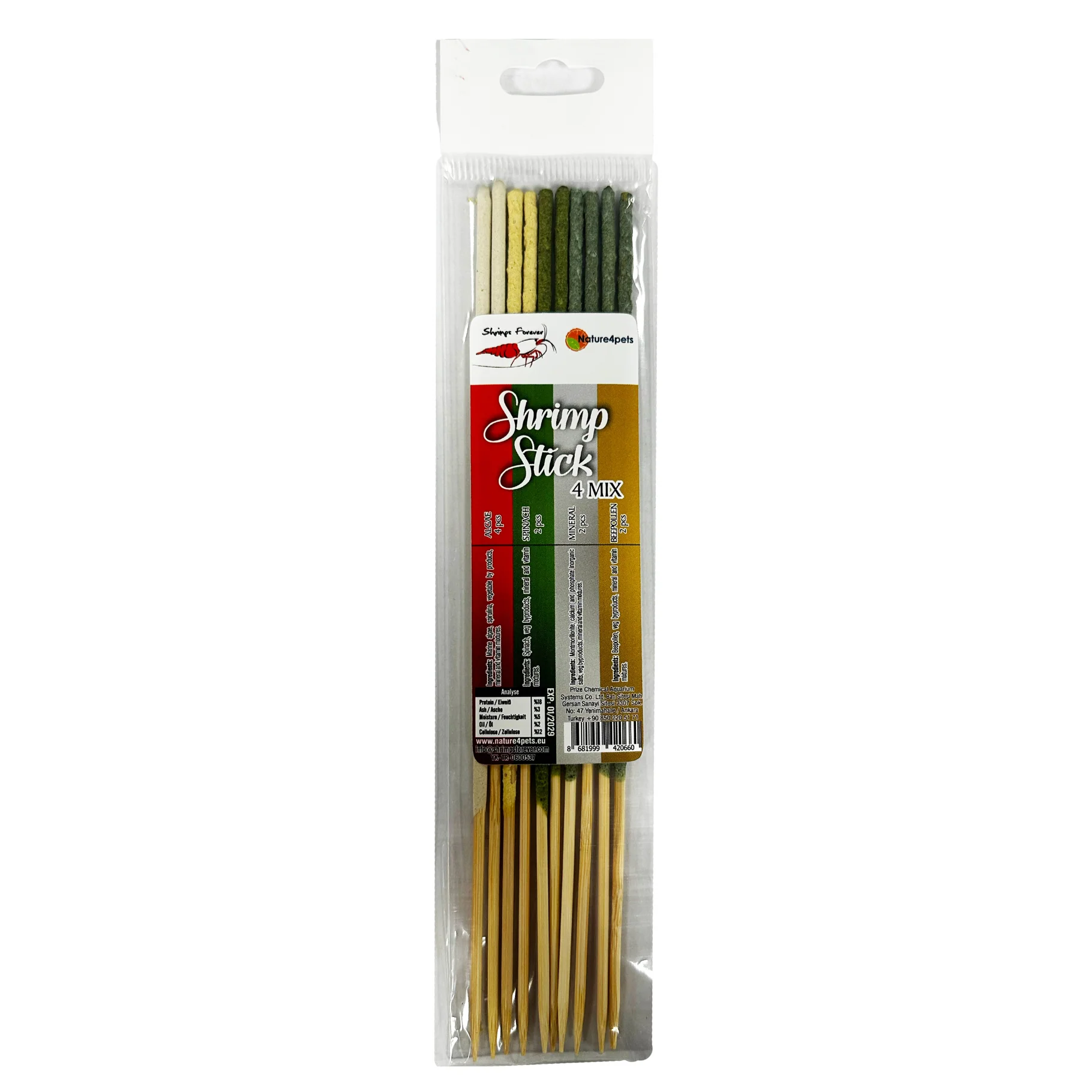 Ceramic Nature Shrimp Stick Lollies