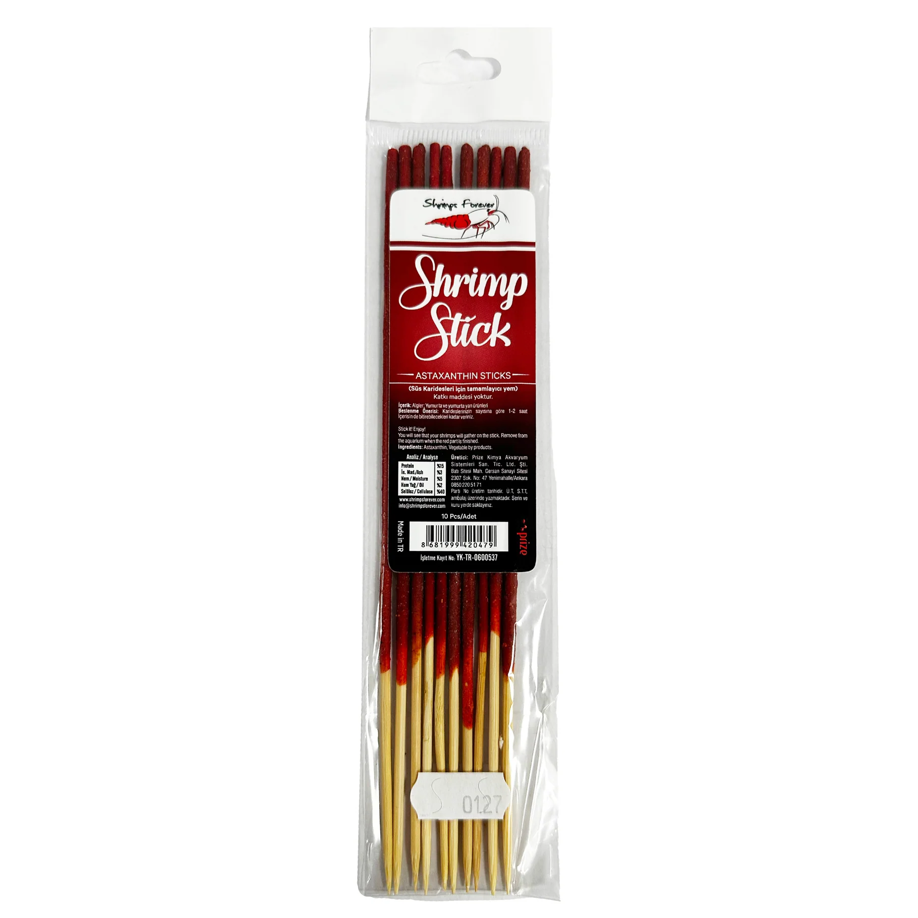 Ceramic Nature Shrimp Stick Lollies - Image 6