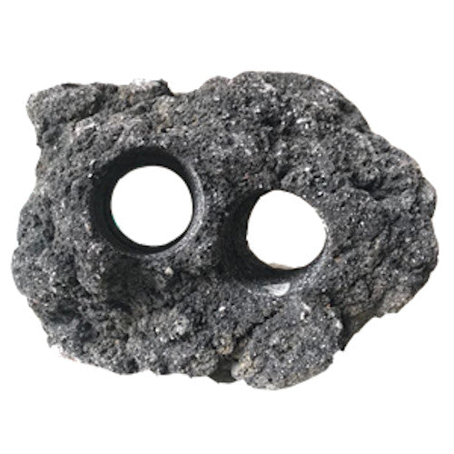Drilled Black Lava Rock - Image 3