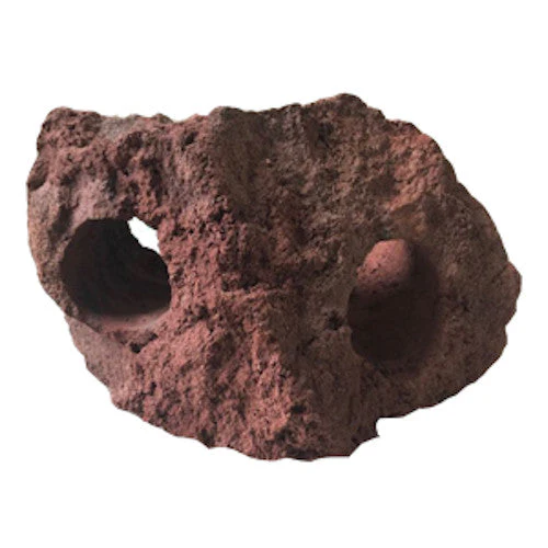 Drilled Red Lava Rock - Image 3