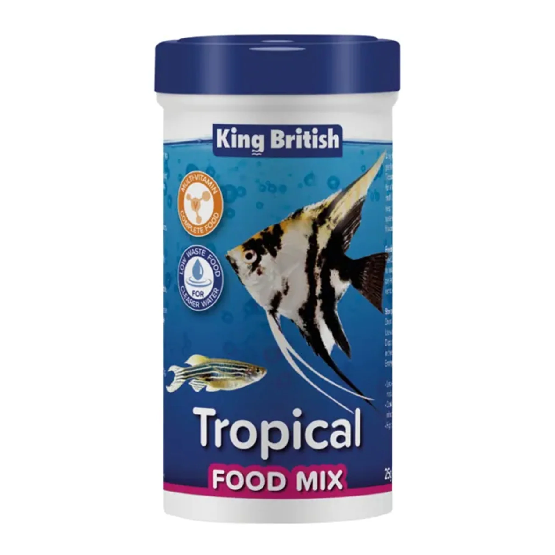 King British Tropical Fish Food Mix 25g - Image 2