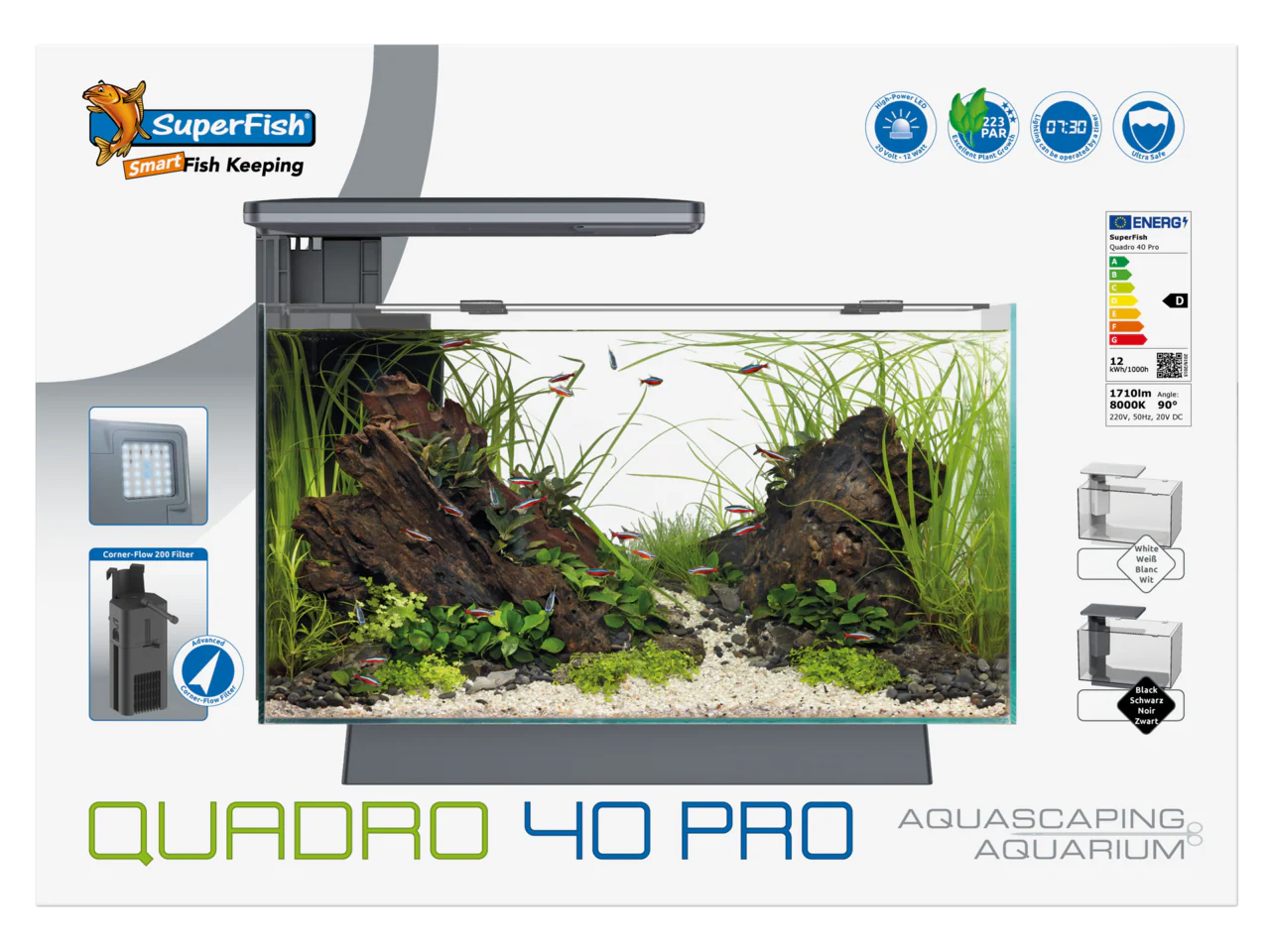 Superfish Quadro 40 Pro (White/Blue LED) - Image 3
